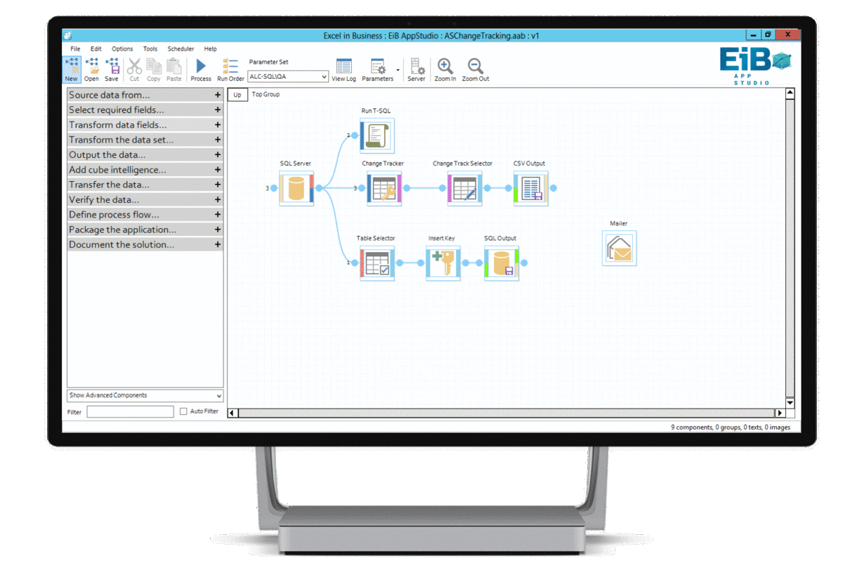 EiB AppStudio 2018 Product Screenshots