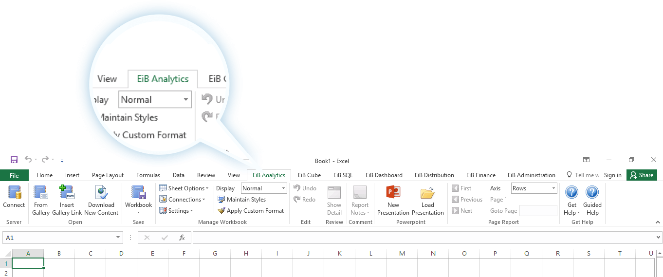 EiB Analytics In Your Industry Page - Ribbon