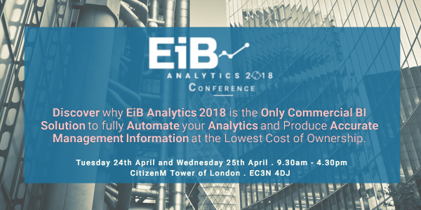 EiB Analytics 2018 Conference - The Future of Automated MI